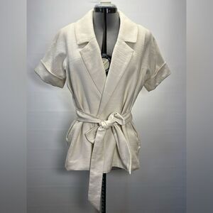 AYR Womens The Geo Jacket in Creme S